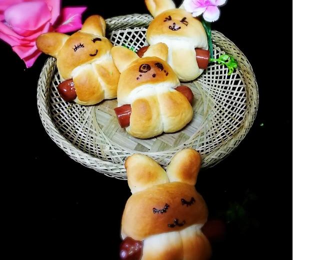 萌兔热狗面包