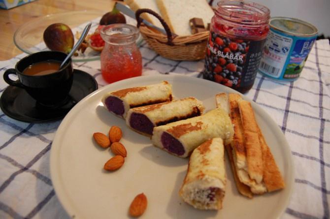 元气早餐之洋气的紫薯卷的做法