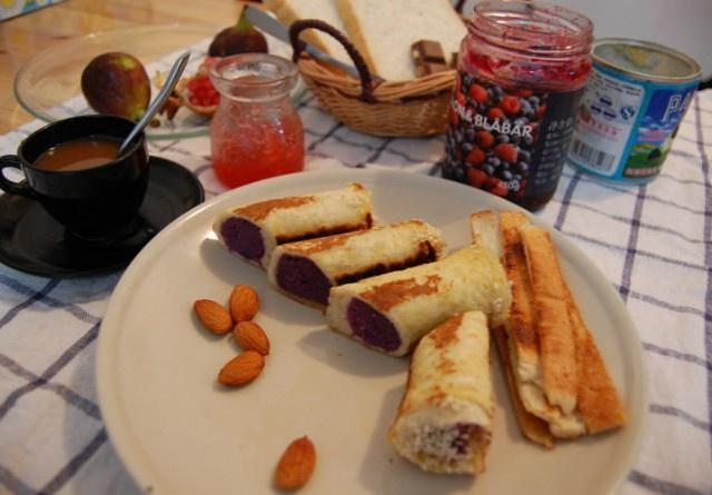 元气早餐之洋气的紫薯卷的做法