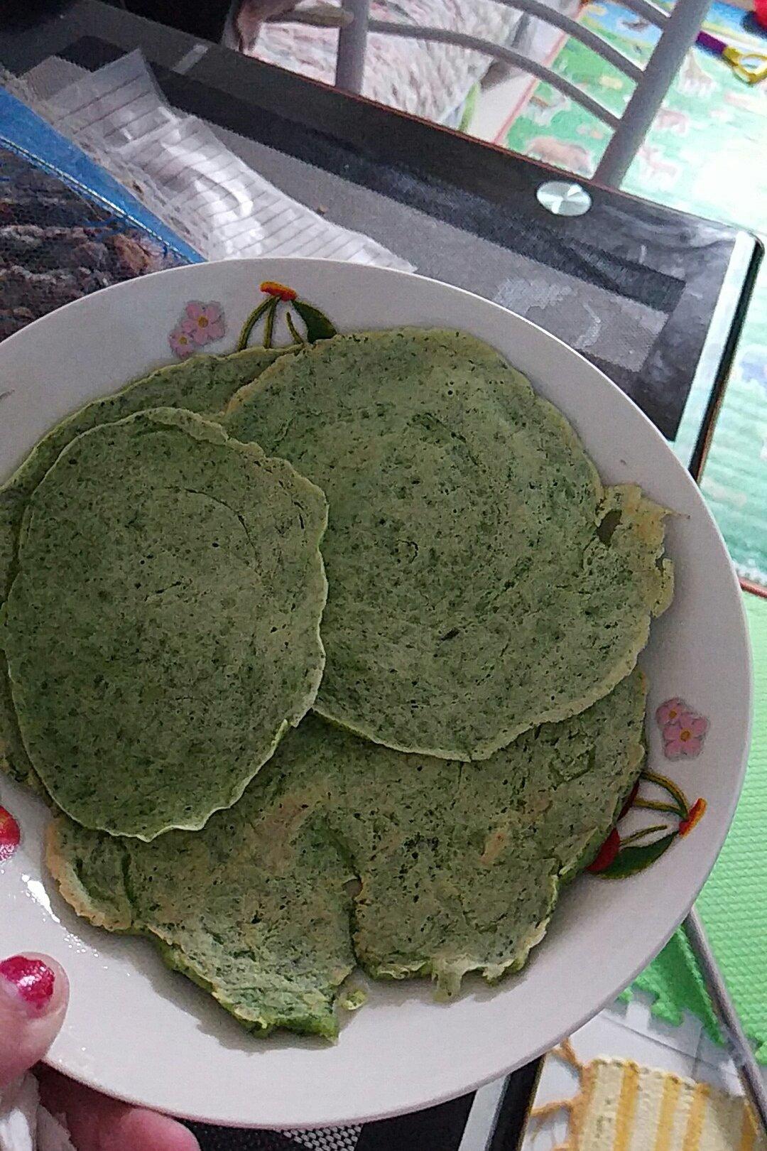 儿童菜谱-菠菜饼