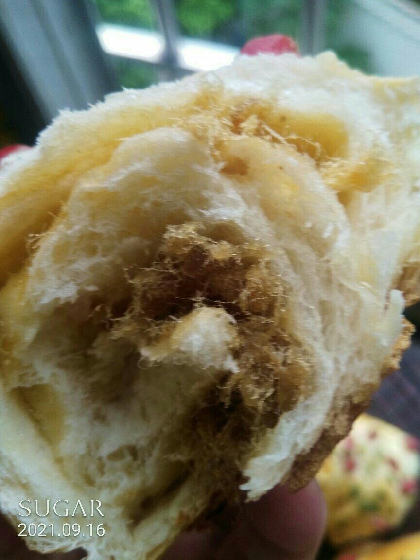 香葱火腿肉松面包