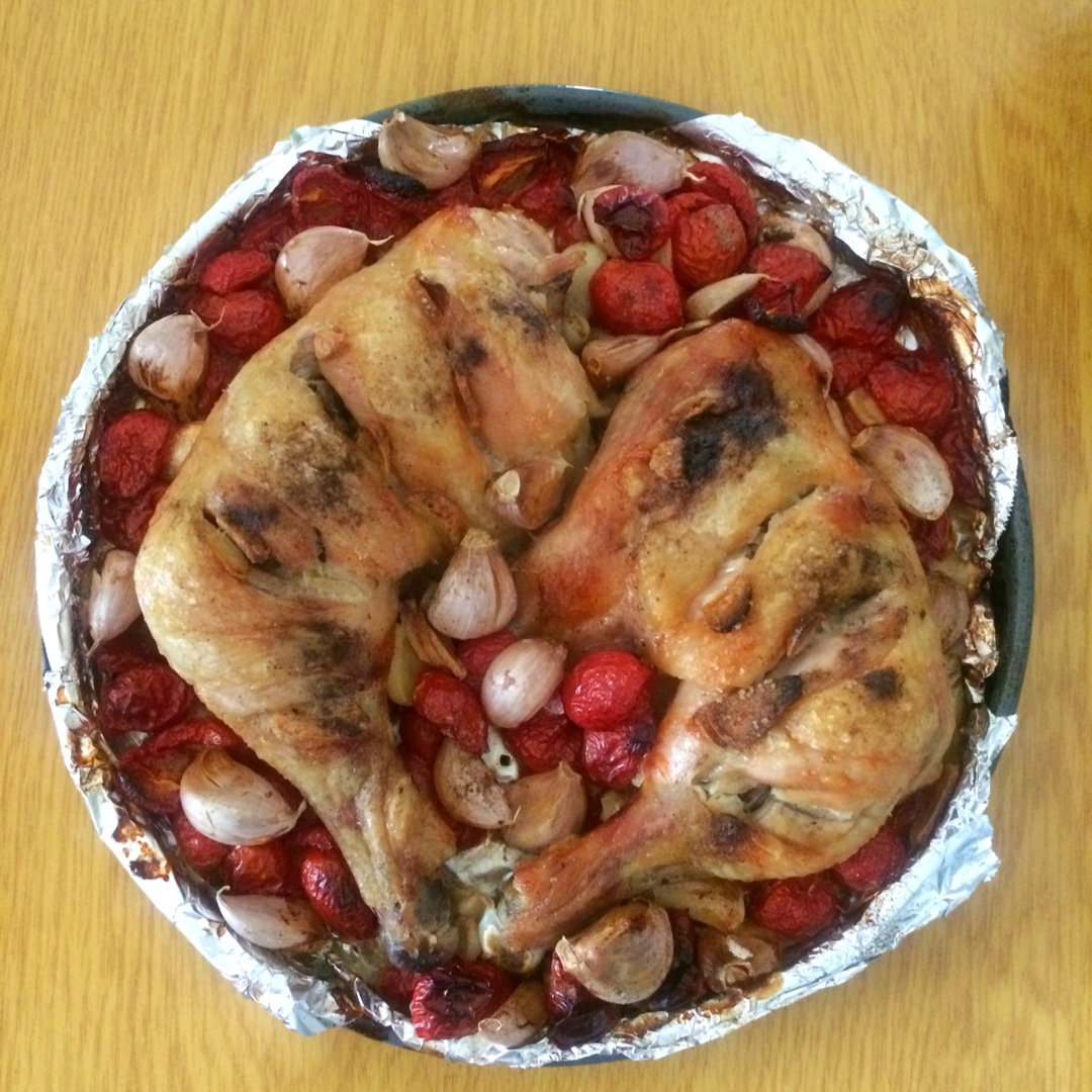 番茄大蒜香草烤鸡腿（庄祖宜）