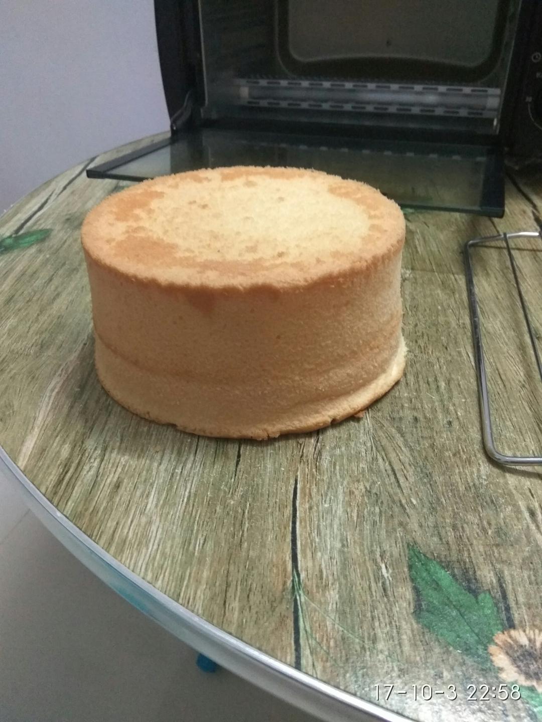 《Tinrry+》戚风蛋糕（6寸配方）（基础、超详细教程）