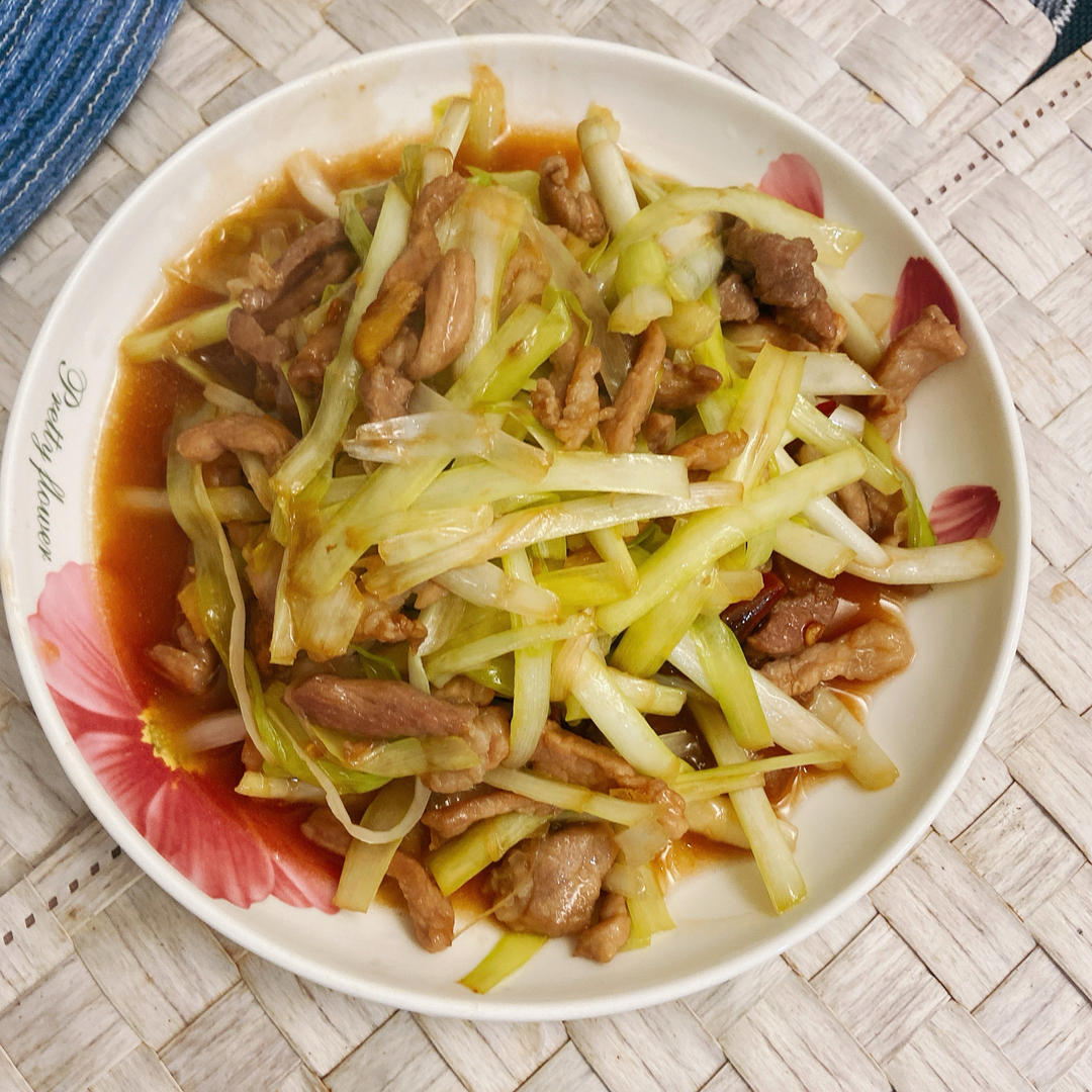 最好吃的韭黄炒肉