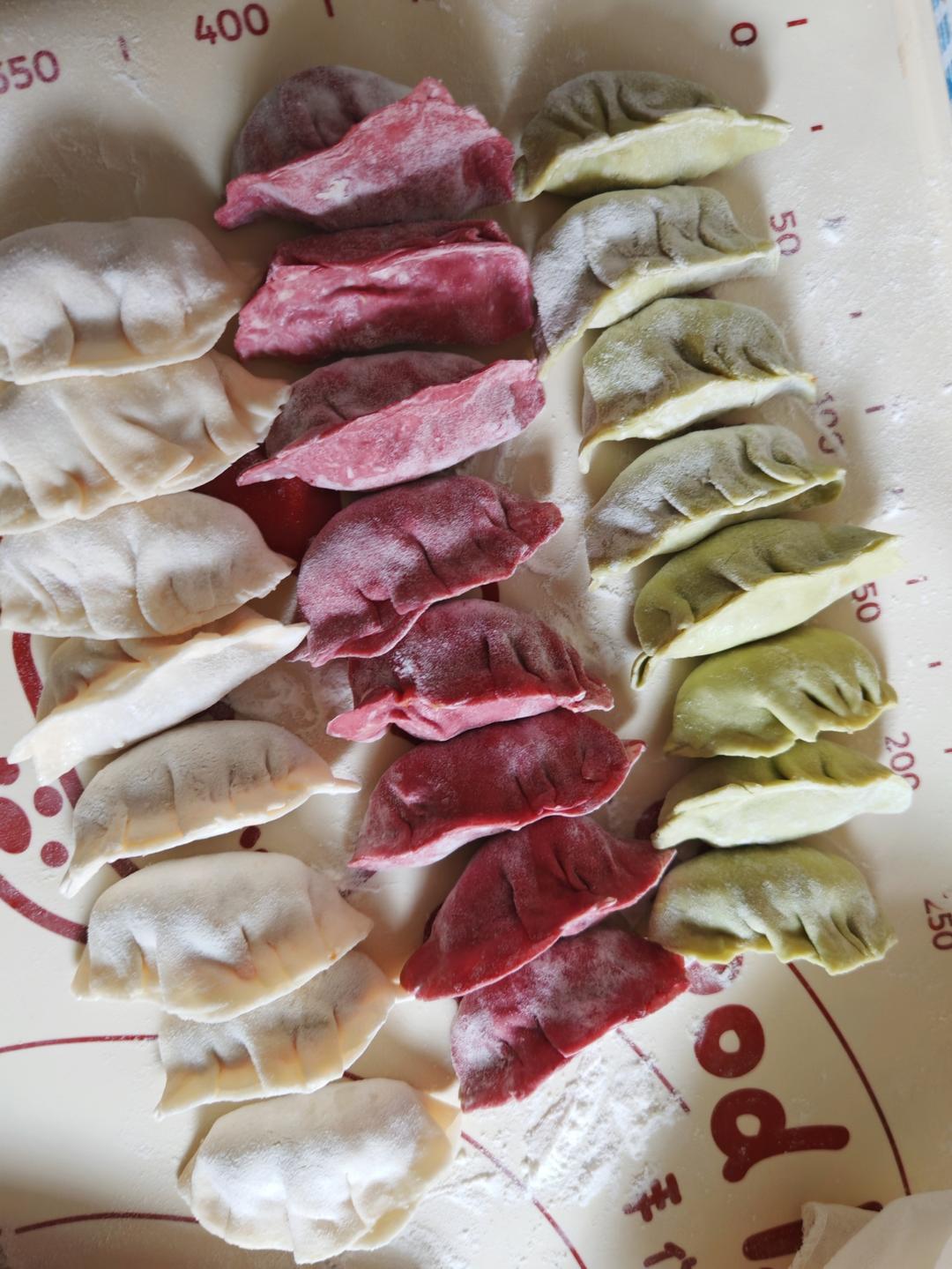 自制彩色饺子皮