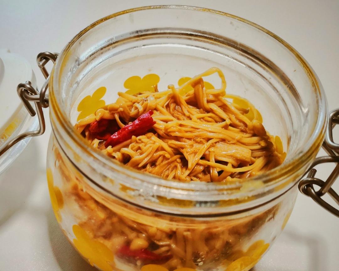 无油酸辣金针菇——消灭囤菜