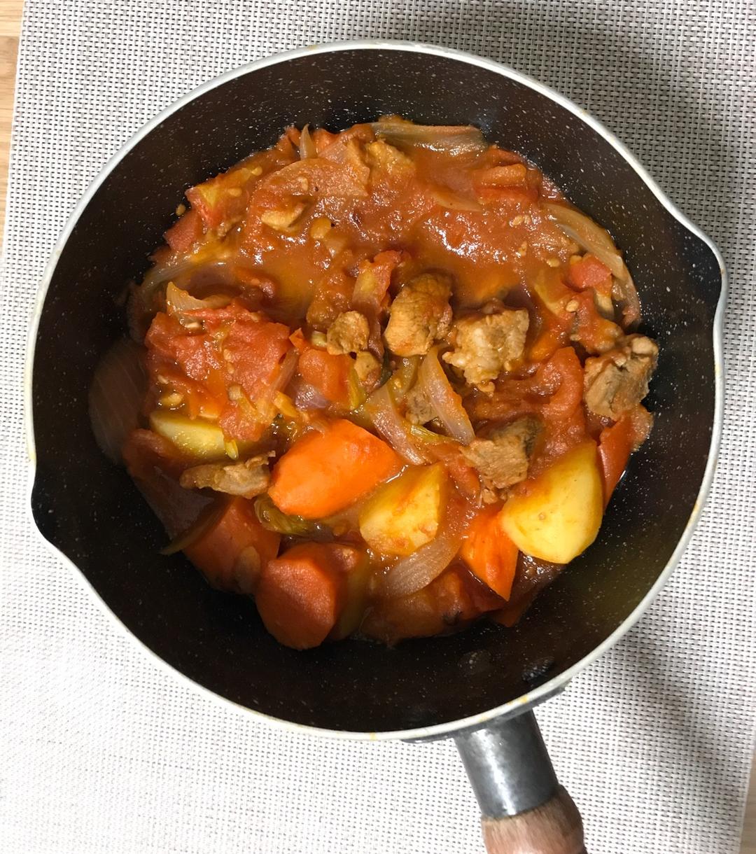 黑毛猪番茄炖菜 흑돼지 토마토스튜 【咖啡之友】