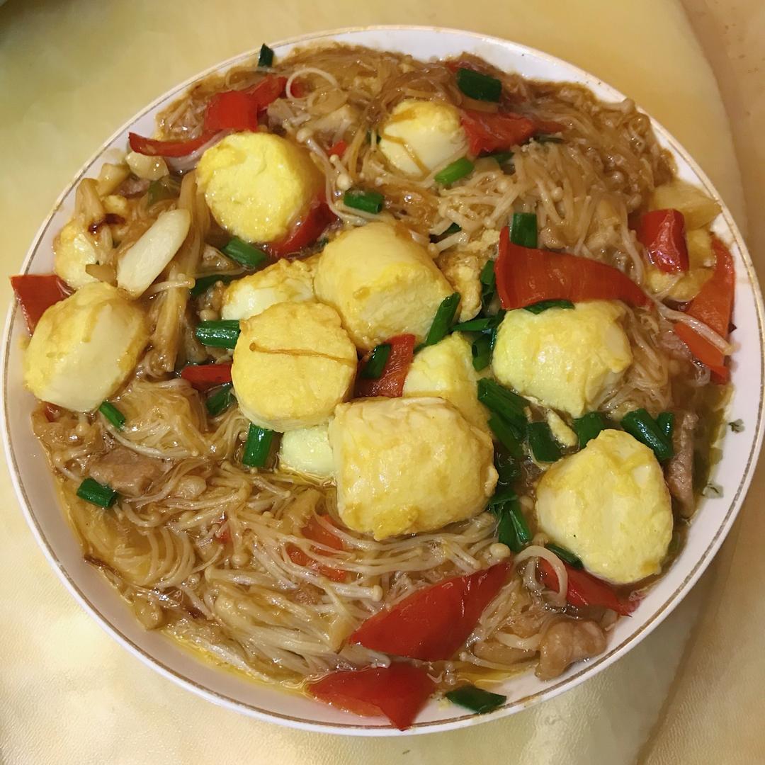 超级下饭菜--金针菇日本豆腐