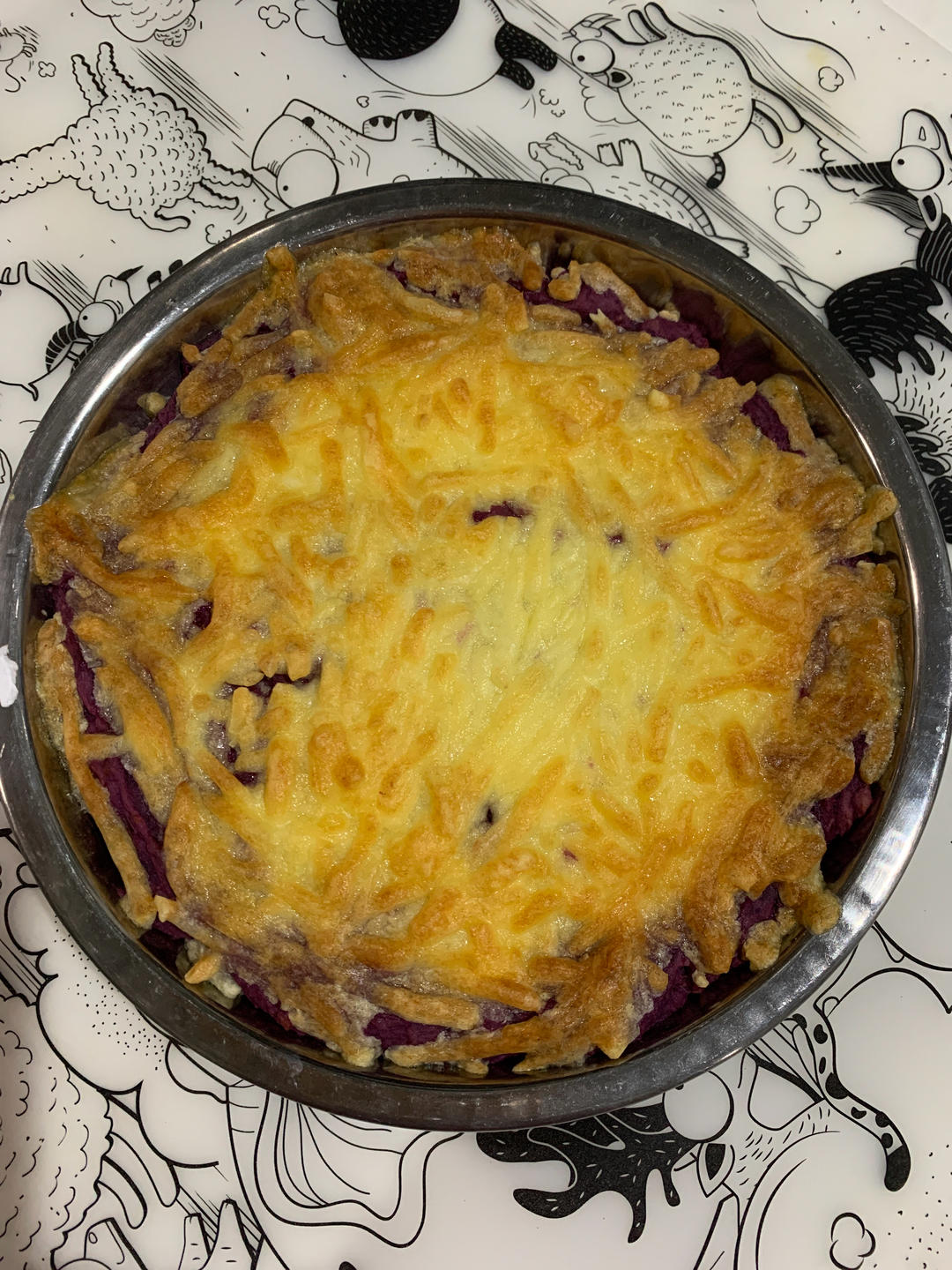 网红爆款美食～芝士焗红薯