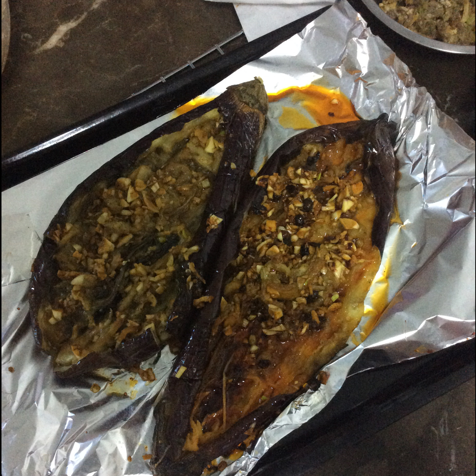 CC招牌菜销魂烤茄子，百吃不厌！