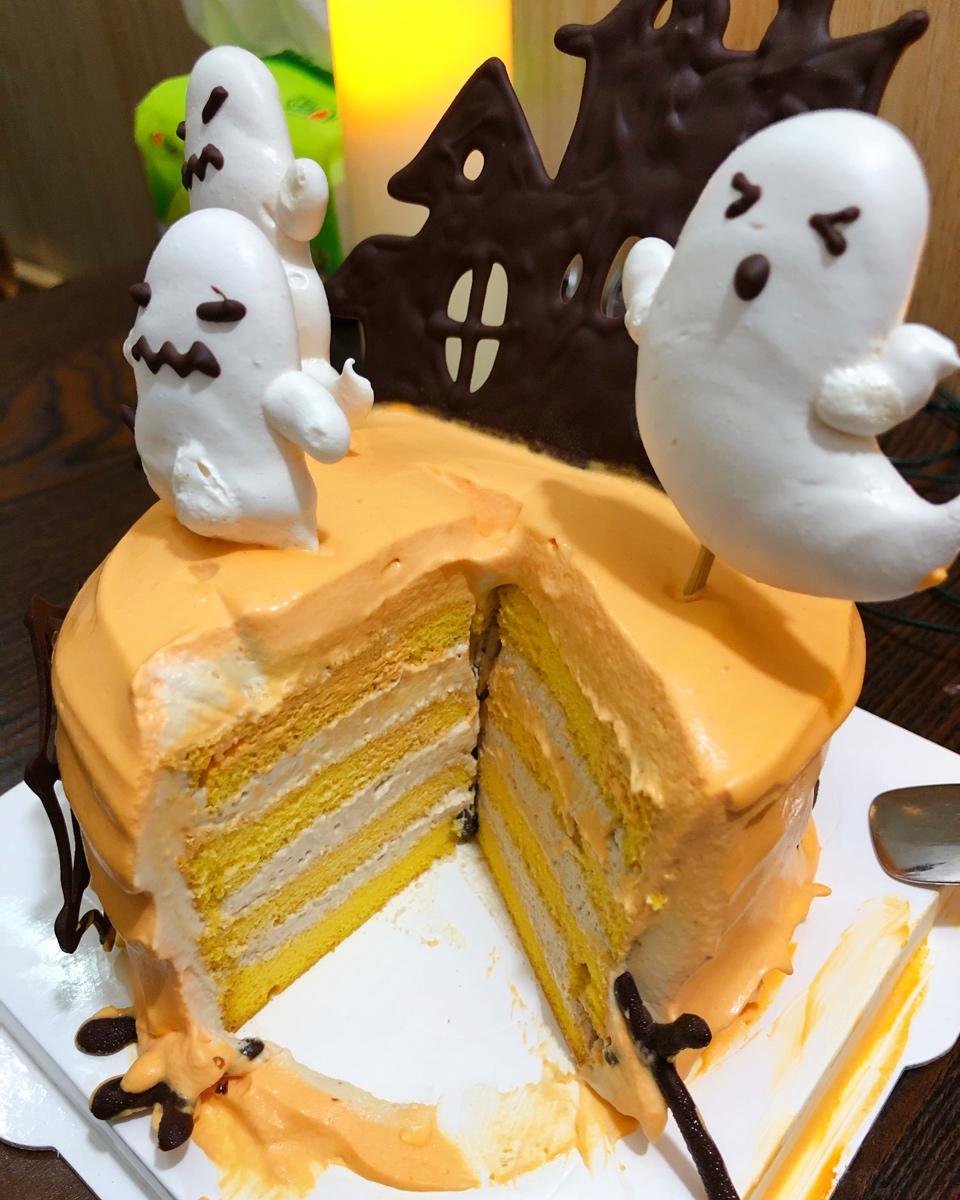 超细腻的南瓜戚风蛋糕