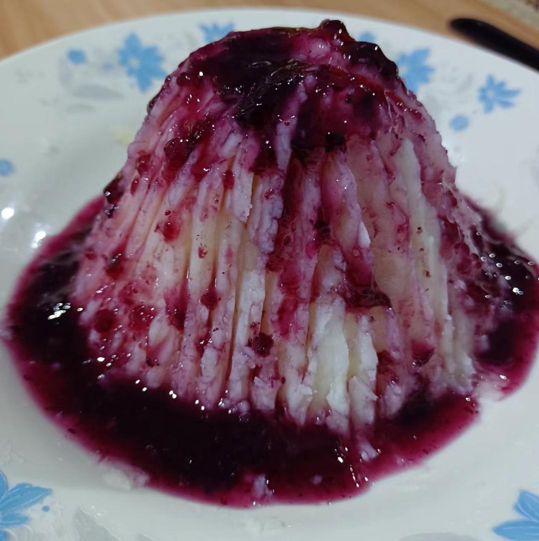 蓝莓山药泥