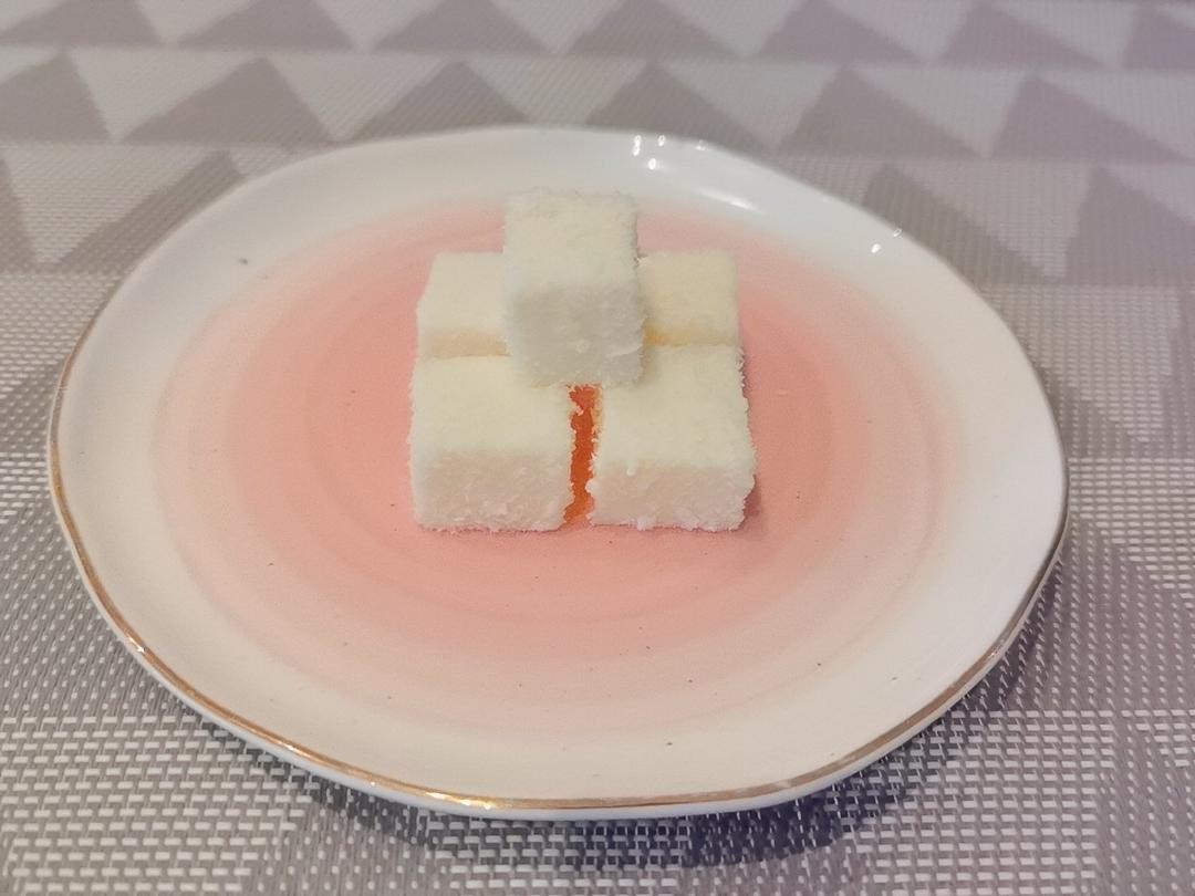 椰蓉牛奶小方