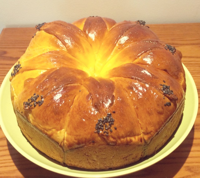 皇冠花朵面包（面包机版和面）