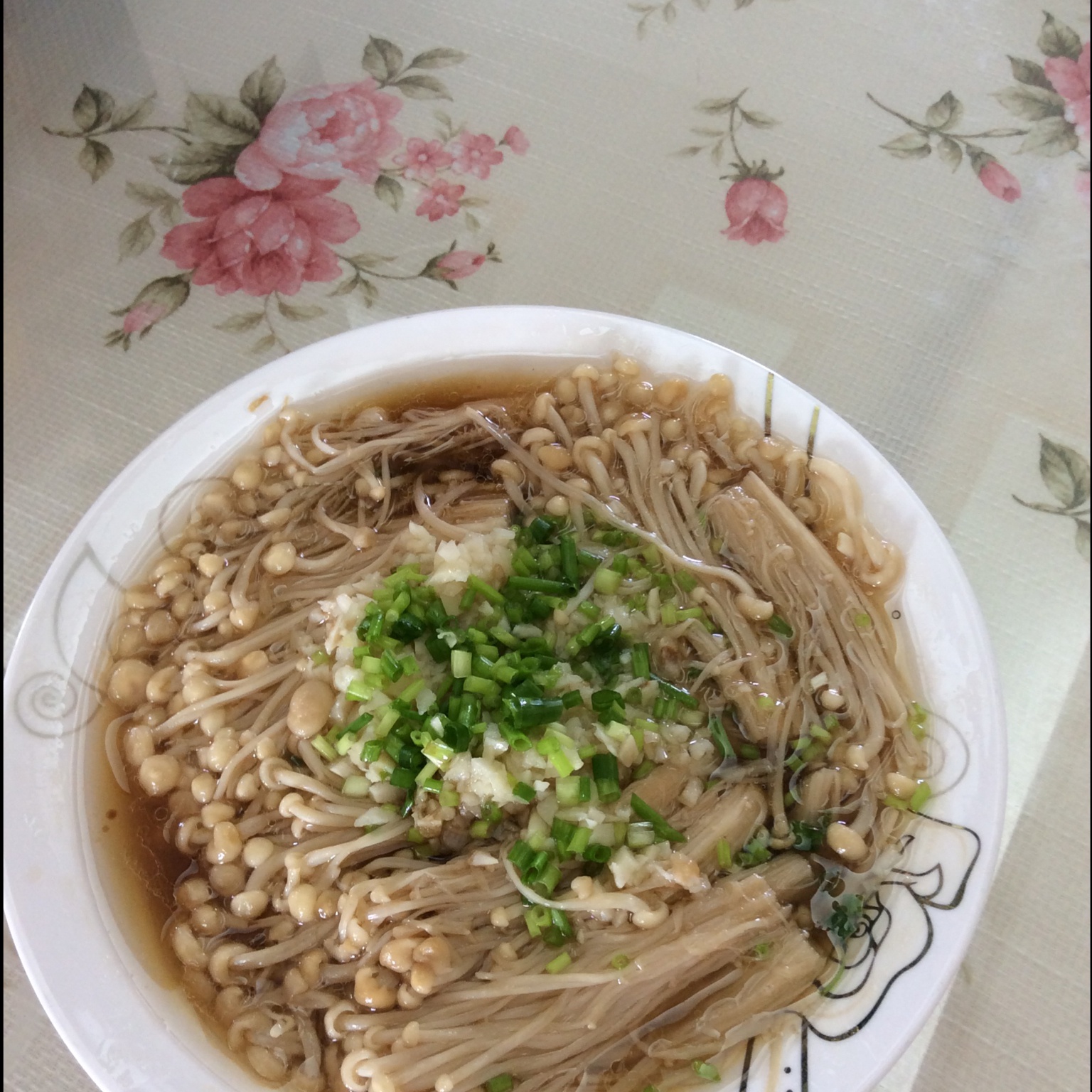 蒜蓉蒸金针菇
