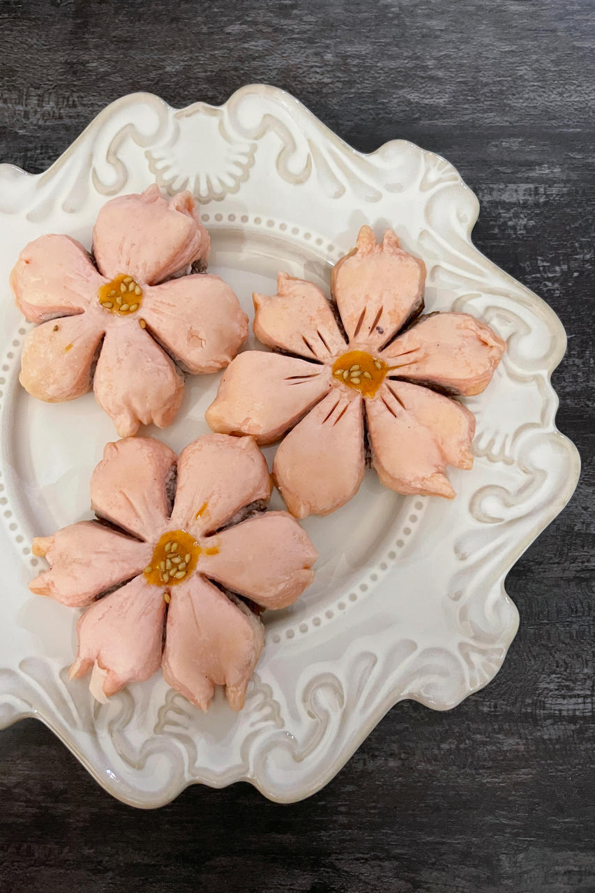 桃花酥🌸（超简单方子，一次成功）