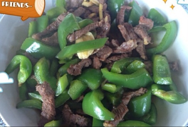 青椒炒牛肉