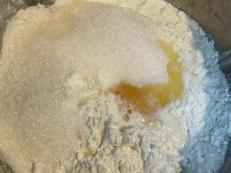 纯奶手撕吐司的做法 步骤1