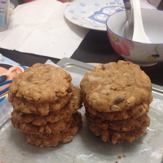 红糖燕麦饼干