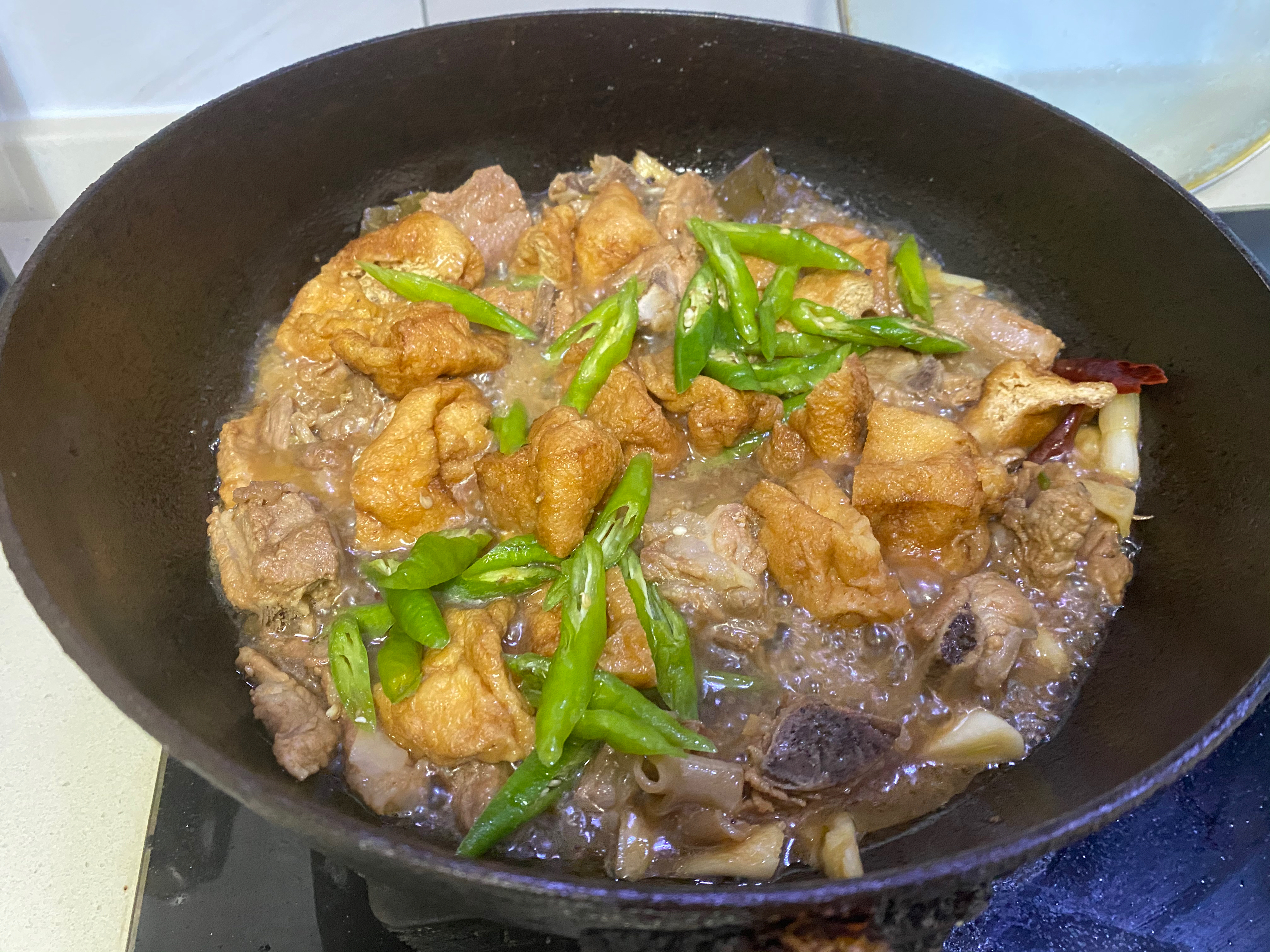 油豆腐焖排骨(快手菜)的做法 步骤7