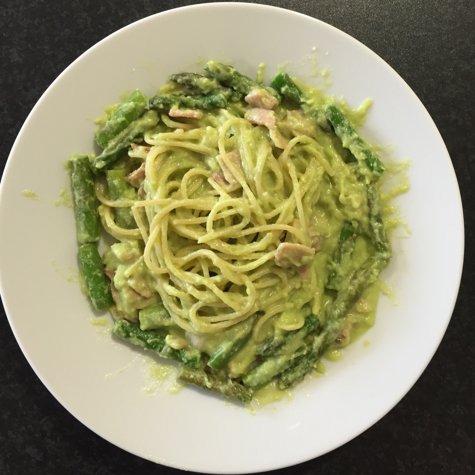 牛油果芦笋意面（Spaghetti with Avocado and Asparagus）