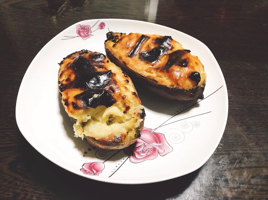 芝士奶油焗红薯
