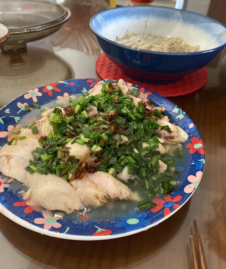葱油鸡腿