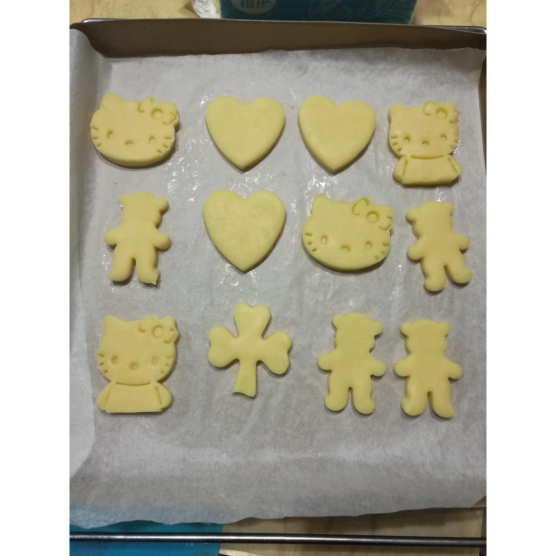 卡通黄油饼干