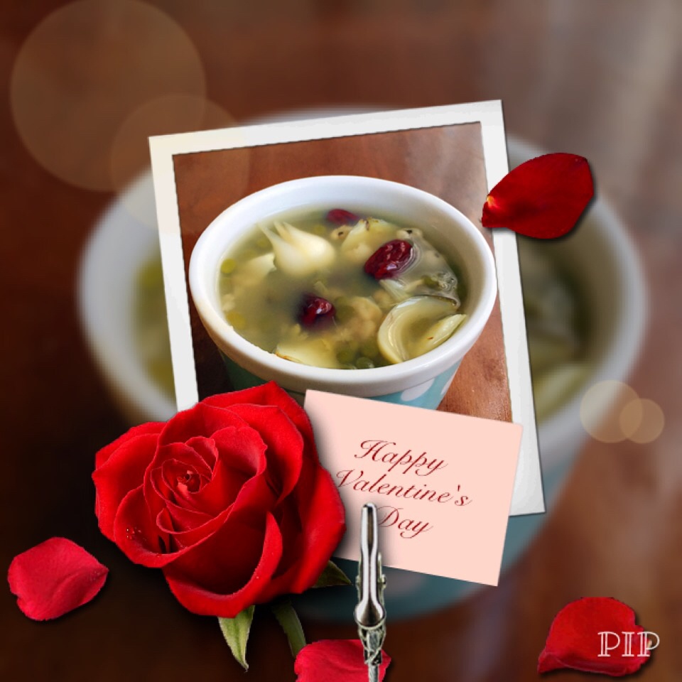 百合绿豆薏米汤