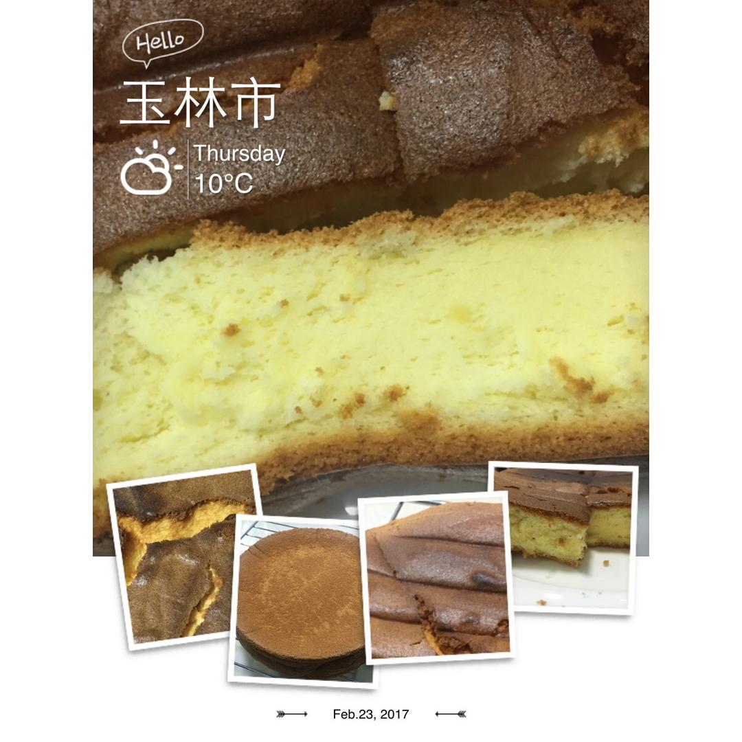烤箱做蛋糕（戚风蛋糕的做法）