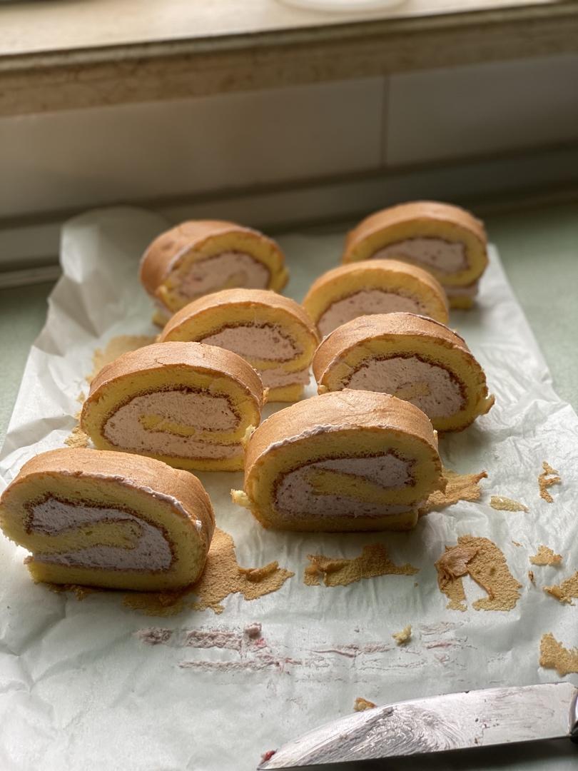 原味基础蛋糕卷(小五卷)