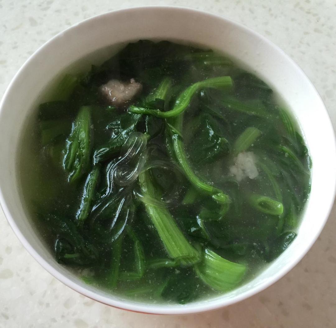 菠菜粉条汤