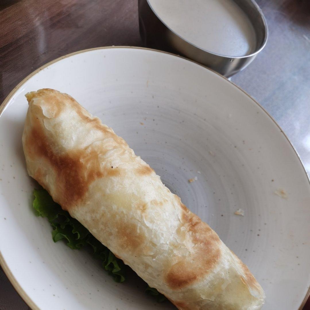 张张都鼓大泡的鸡蛋灌饼这样做不鼓大泡都难