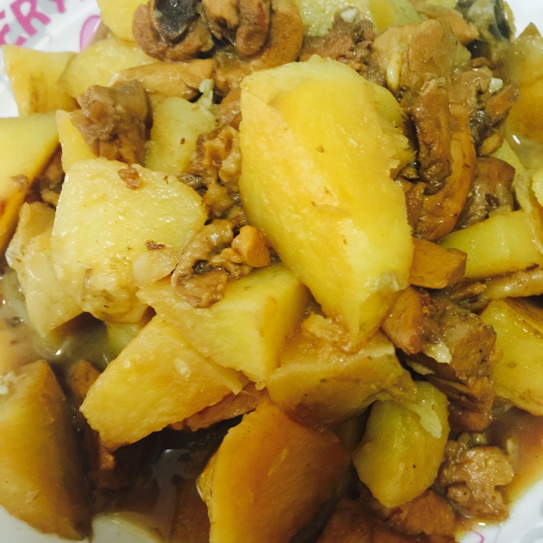 红烧土豆鸡块