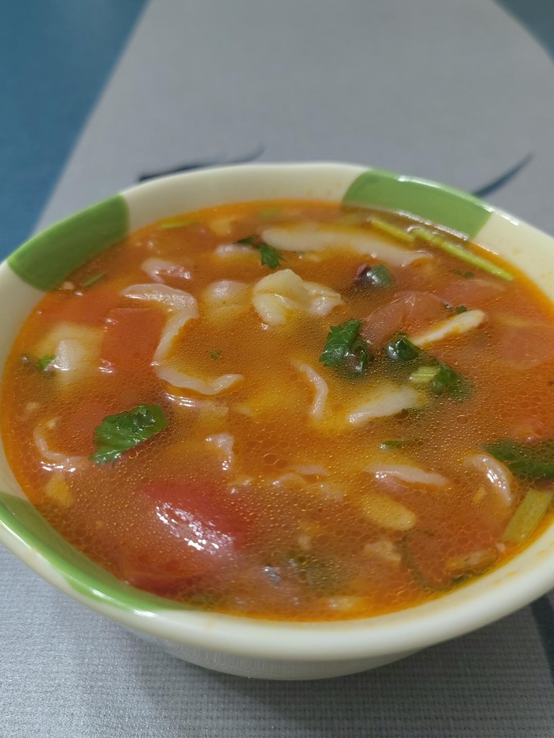 养胃西红柿土豆汤面