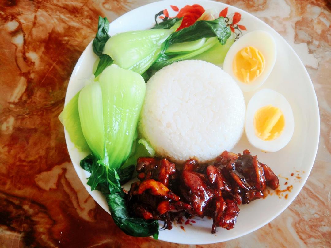 照烧鸡腿饭