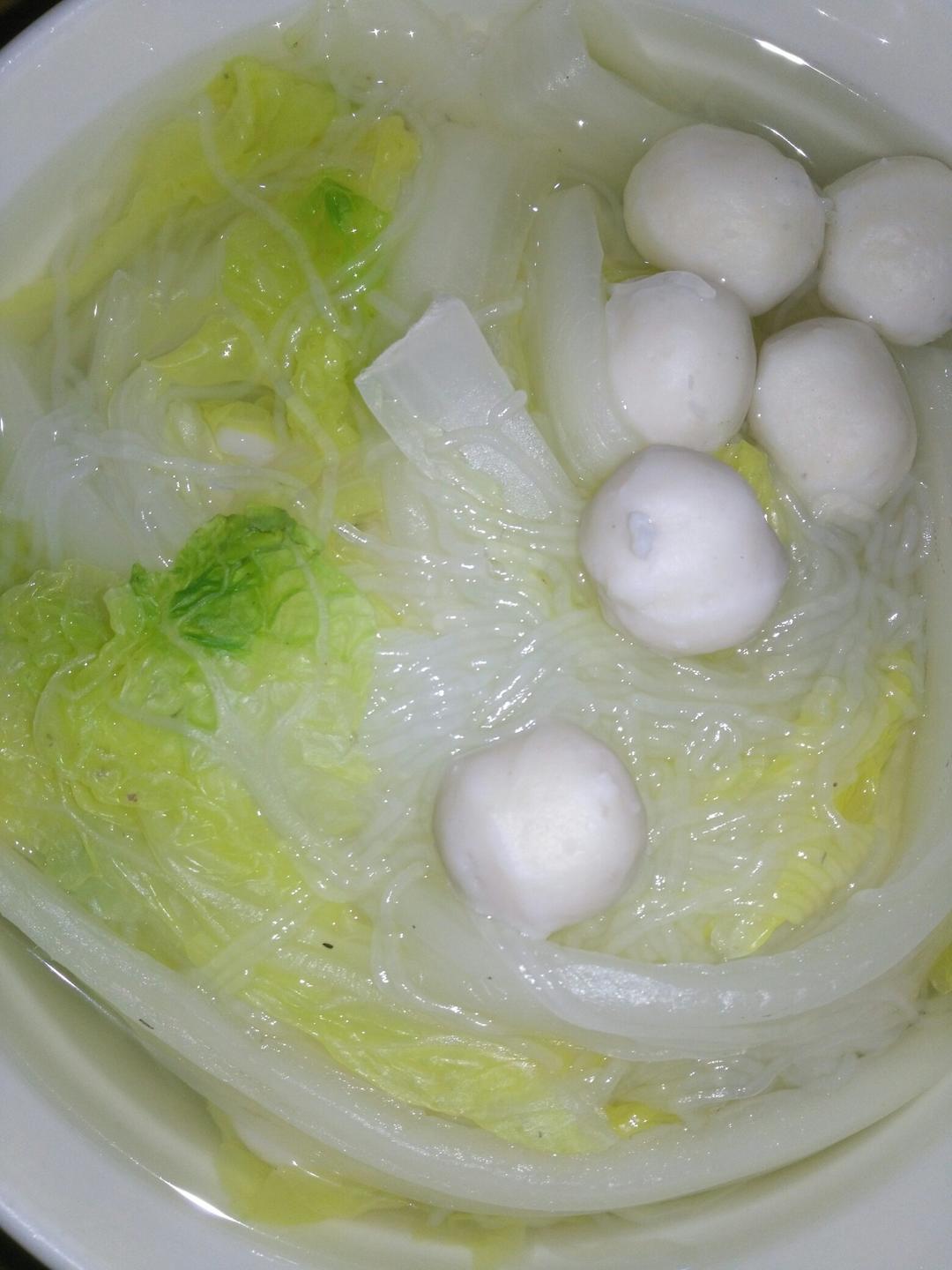 白菜粉丝汤