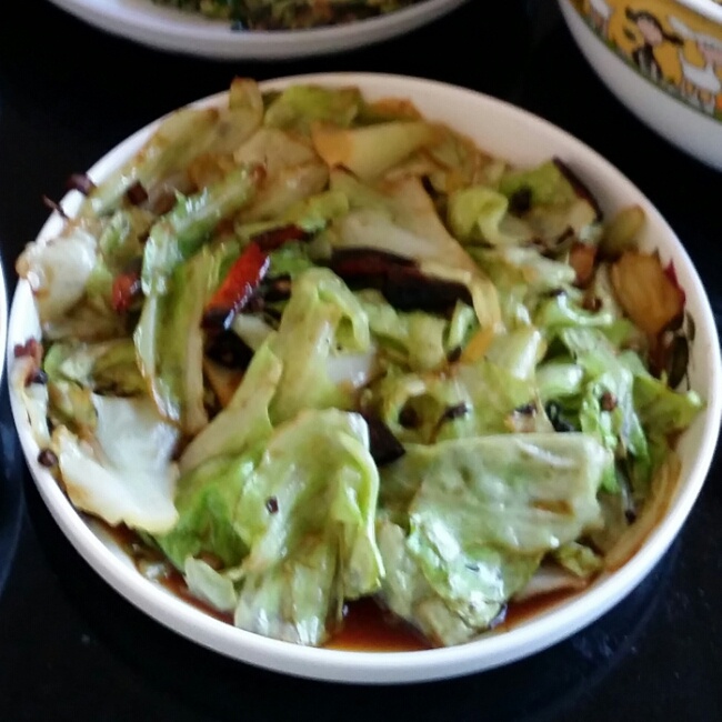 干煸包菜/干煸大头菜/手撕包菜