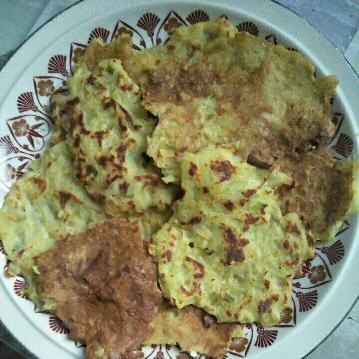 土豆丝鸡蛋饼