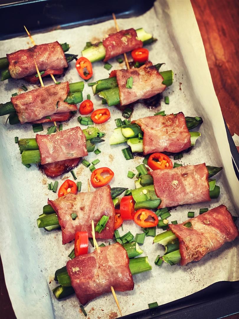 芦笋培根卷（北鼎烤箱食谱）