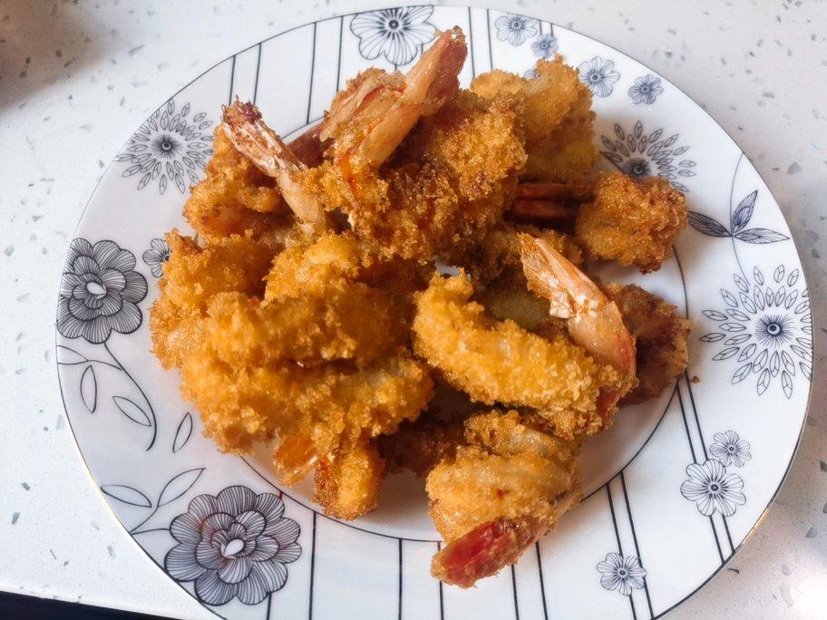 面包糠炸虾