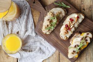【原麦早餐】蔓陀罗：奶酪洋梨开放三明治的做法 步骤4