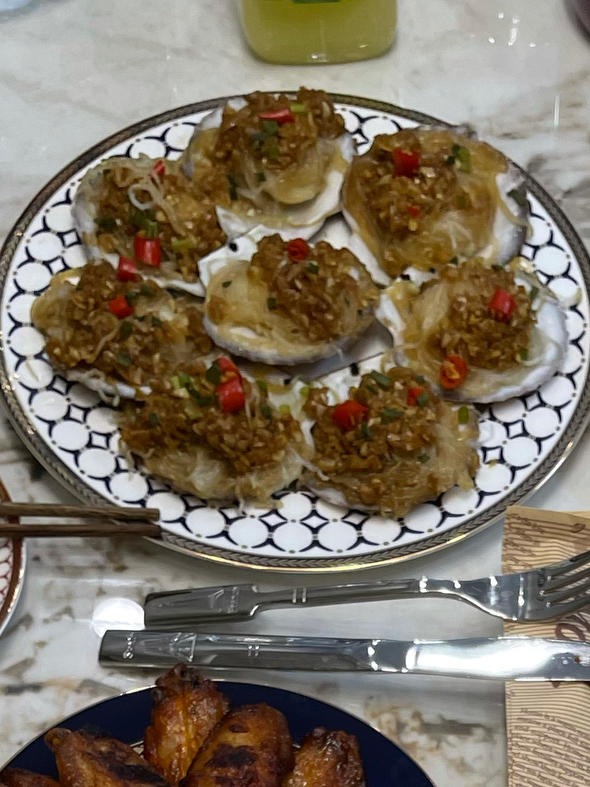 零失败的蒜蓉粉丝蒸扇贝