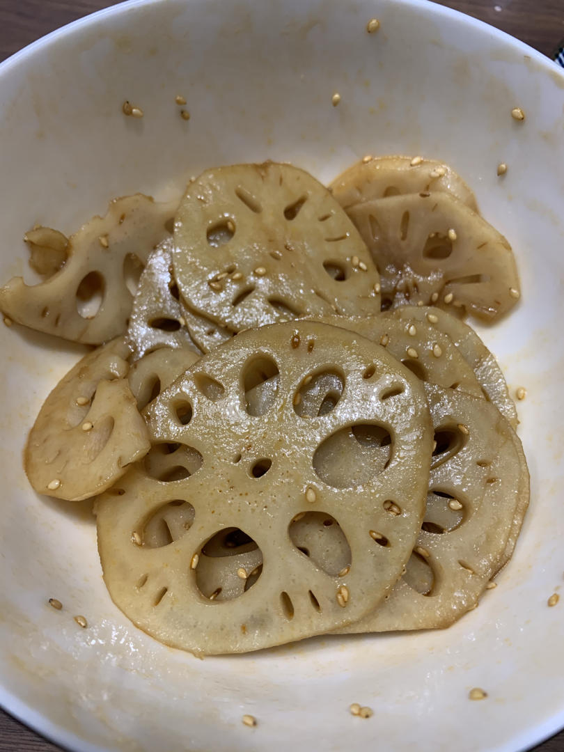 减脂必吃的糖醋藕片