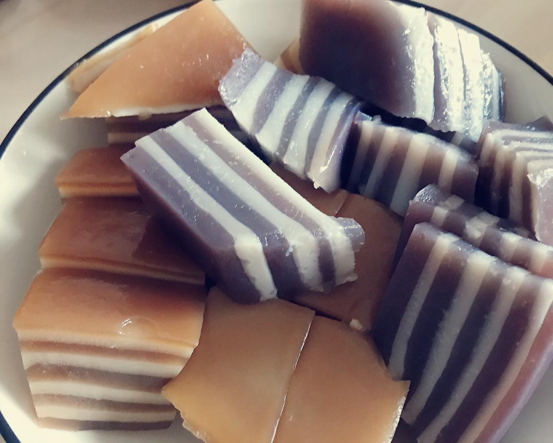 黑米马蹄糕 千层
