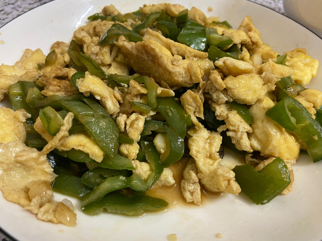青椒炒蛋