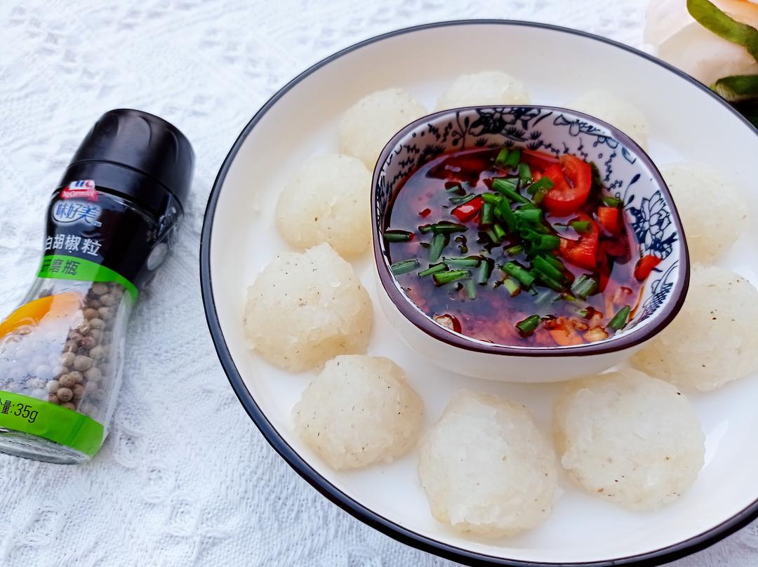 水晶萝卜丸子的做法