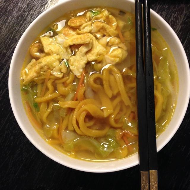 南瓜汤面