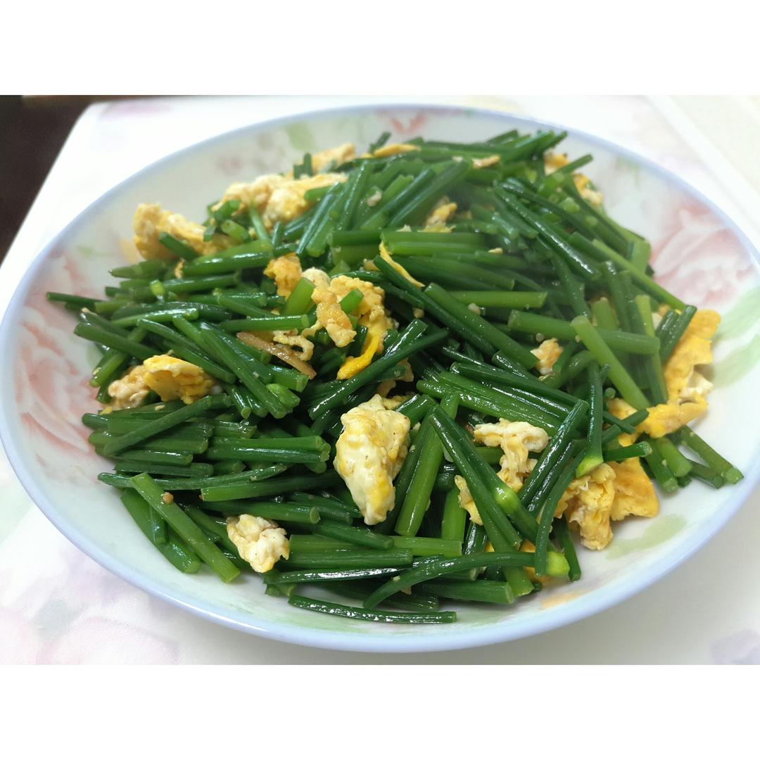 韭苔炒鸡蛋