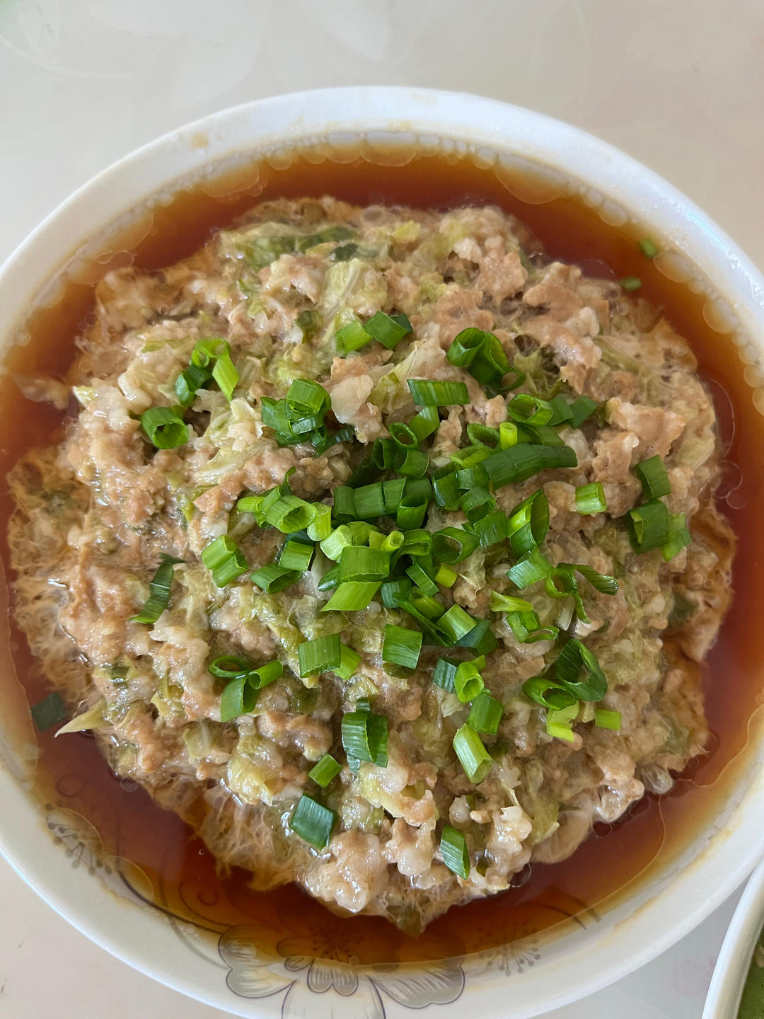 超下饭超简单的蒸肉饼